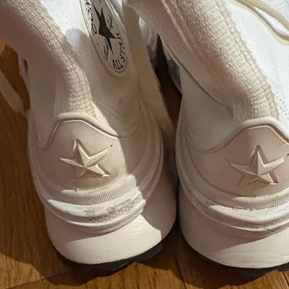 Converse White High-Top Sneakers - Picture 6 of 8